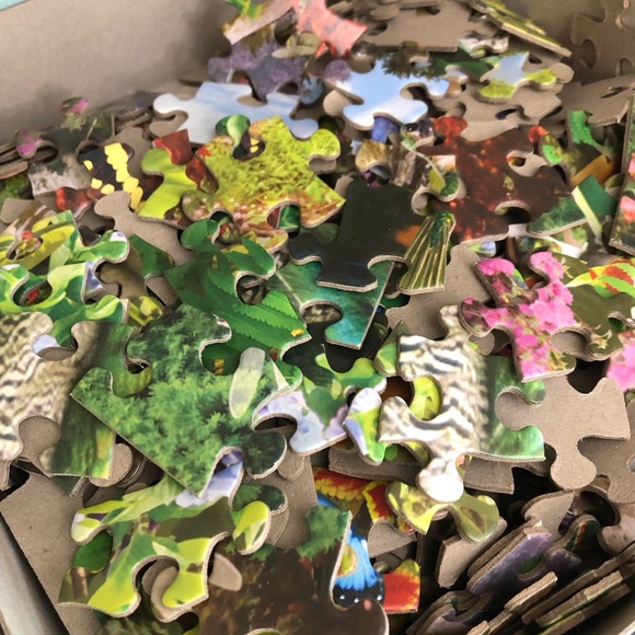 Bits and Pieces “Peacock Paradise” large piece 300 pc Puzzle - Picture 8 of 13